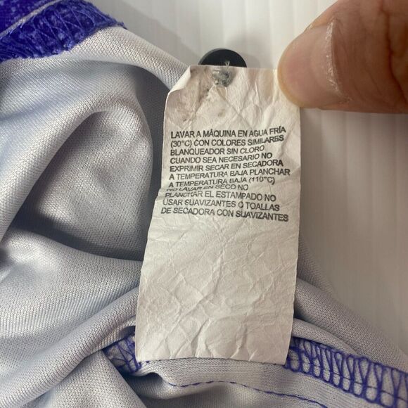 PGA Tour Mens Shirt Polo XL Extra Large Purple Striped Short Sleeve Golf Soft - Picture 9 of 12